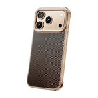 Protective Apple iPhone Back Cover - Metal Color Magnetic Case For iPhone - Style 17