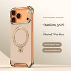 Protective Apple iPhone Back Cover - Minimilistic Leather Case For iPhone - Style 2