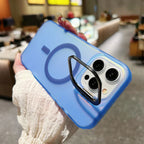 Protective Apple iPhone Back Cover - Gradient Color Magsafe Kickstand Phone Cover for iPhone - Style 6