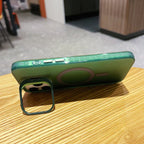 Protective Apple iPhone Back Cover - Gradient Color Magsafe Kickstand Phone Cover for iPhone - Style 9