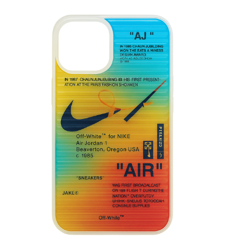 Gradient Inspired Soft TPU Case with Raised Lettering for iPhone – Stylish & Durable