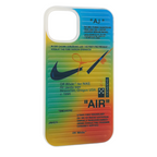 Protective Apple iPhone Back Cover - Gradient Inspired Soft TPU Case with Raised Lettering for iPhone – Stylish & Durable