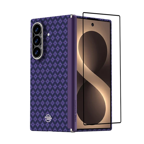 [Grand Combo] ArmorGrid Air Obsidian Case built with Kevlar® for Samsung Galaxy Z Fold 8 & Fold 8 Ultra
