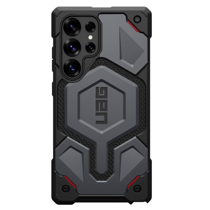 Samsung Galaxy S25 Ultra UAG Monarch Pro Kevlar Protective Case with MagSafe - Gray Mobile Case by CoverMeUp