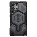 Samsung S24 Ultra Monarch Pro Series Kevlar Protective Armor MagSafe Case - Gray Mobile Case by CoverMeUp