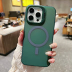 Protective Apple iPhone Back Cover - Gradient Color Magsafe Kickstand Phone Cover for iPhone