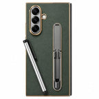 Leather Texture Finish S Pen Holder Case Compatible with Samsung Galaxy Z Fold 8 Series