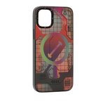 Protective Apple iPhone Back Cover - Futuristic Circuit Magnetic and anti-Impact Case compatible with iPhone - Style 7