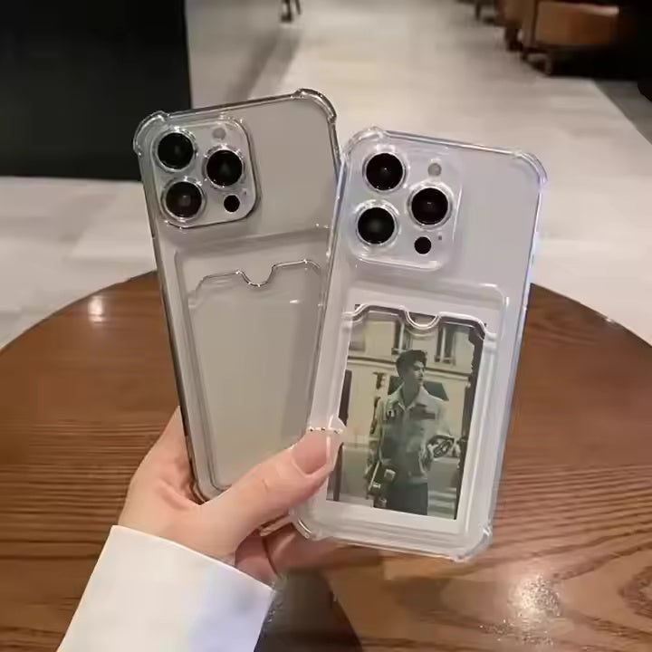 Clear CardSlot Case For iPhone