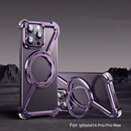 Protective Apple iPhone Back Cover - Luxury Z Shape Metal Case For iPhone - Style 58