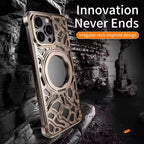 Protective Apple iPhone Back Cover - Irregular Rock Design Metal Case For iPhone - Style 11