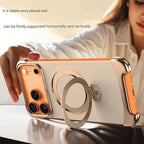 Protective Apple iPhone Back Cover - Minimilistic Leather Case For iPhone - Style 13