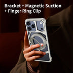 Protective Apple iPhone Back Cover - Rotating Bracket Shell Luxury Design Case for iPhone - Style 16