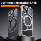 Protective Apple iPhone Back Cover - Rotating Bracket Shell Luxury Design Case for iPhone - Style 24
