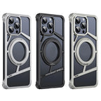 Protective Apple iPhone Back Cover - Rotating Bracket Shell Luxury Design Case for iPhone - Style 33