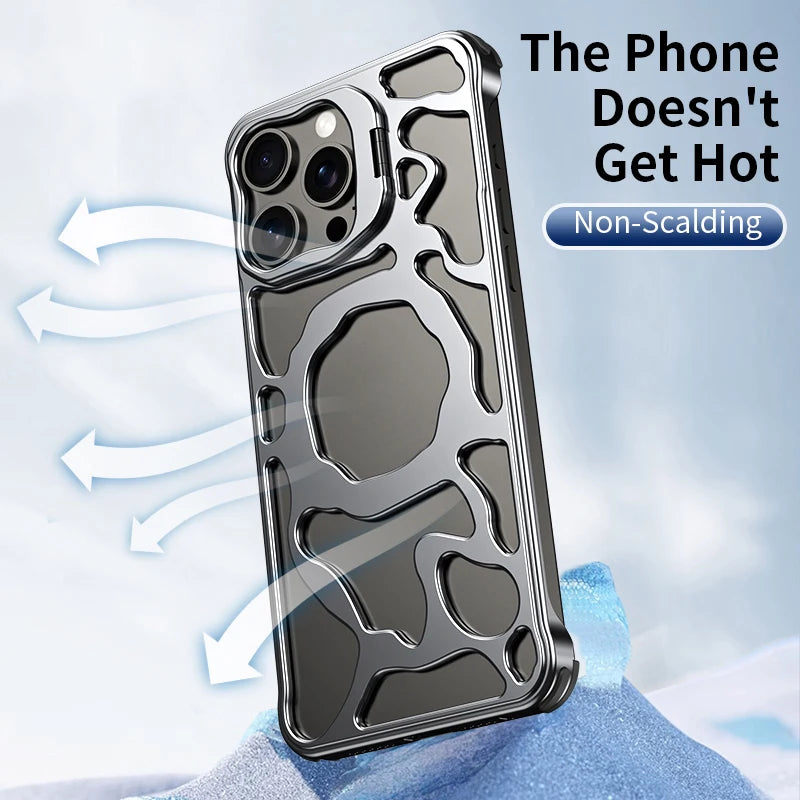 Luxury Auspicious Cloud Series Design Metal Case For iPhone