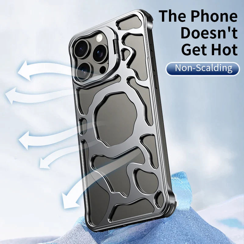 Luxury Auspicious Cloud Series Design Metal Case For iPhone
