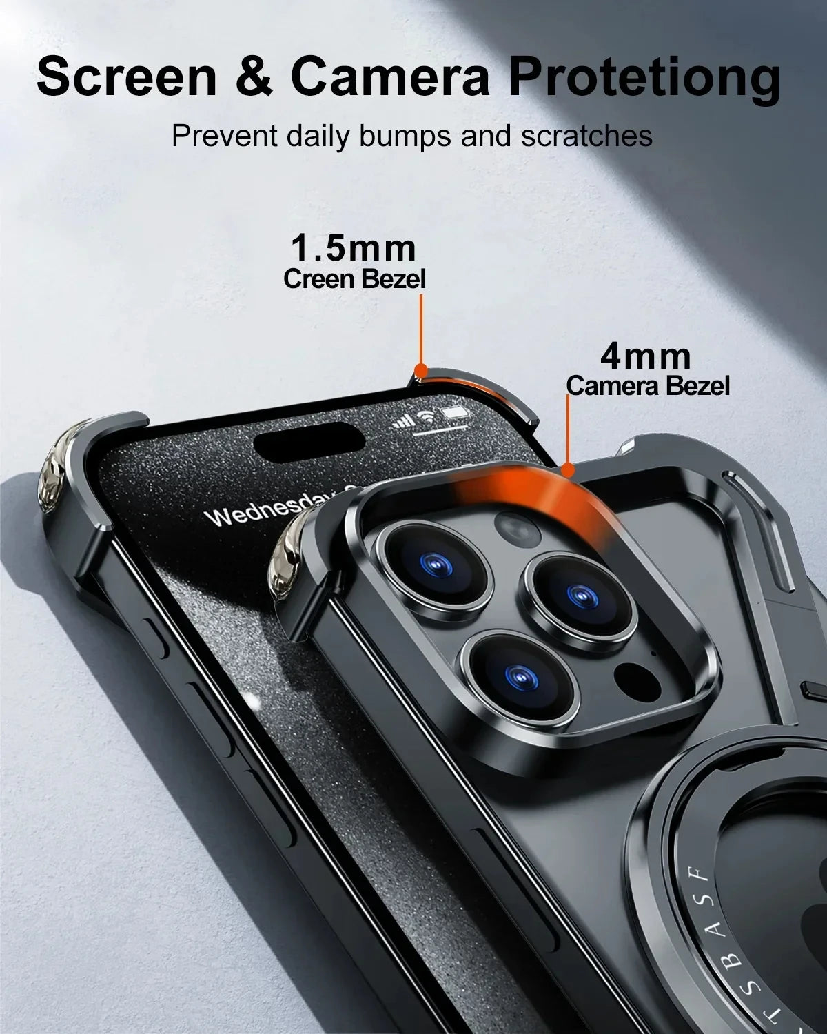 Luxury Z Shape Metal Case For iPhone