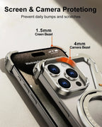 Protective Apple iPhone Back Cover - Luxury Z Shape Metal Case For iPhone - Style 48