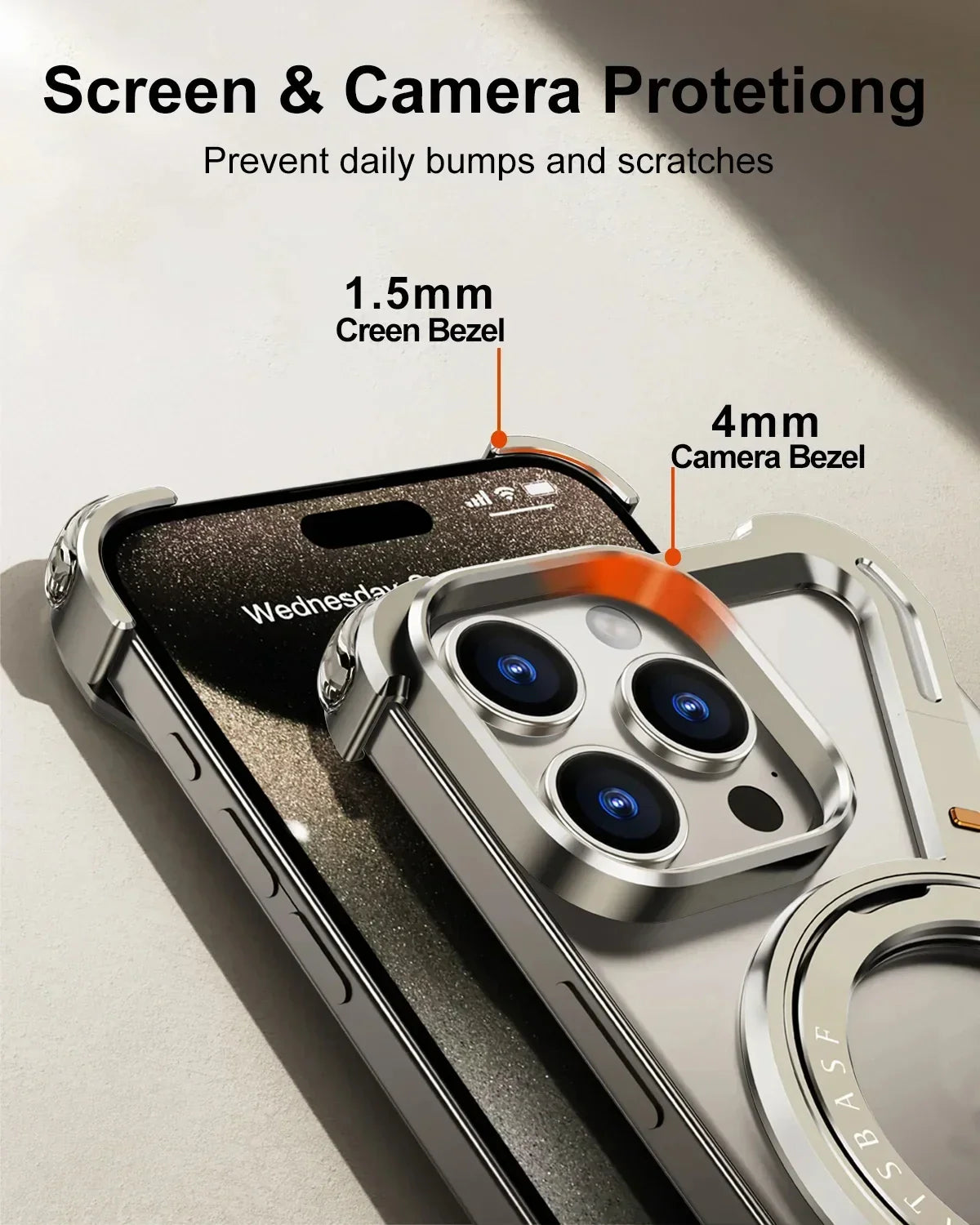 Luxury Z Shape Metal Case For iPhone