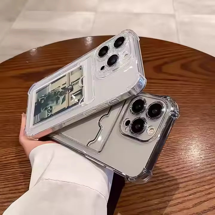 Clear CardSlot Case For iPhone