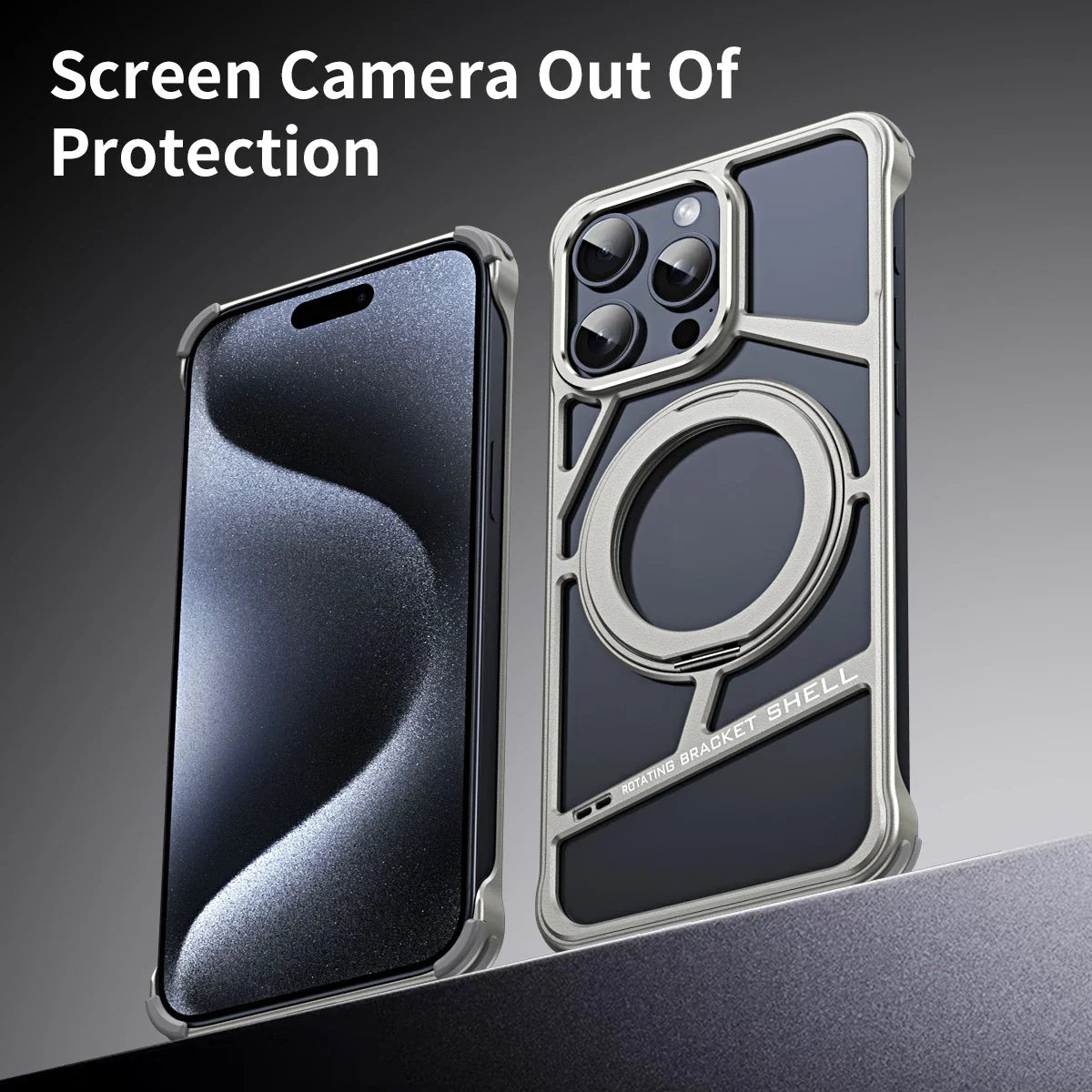 Rotating Bracket Shell Luxury Design Case for iPhone