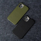 Luxury Real Leather Phone Case with MagSafe (Lychee Pattern) Mobile Case by CoverMeUp - Style 27