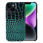Luxury Real Leather Phone Case with MagSafe (Crocodile Pattern) Mobile Case by CoverMeUp - Style 12