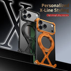 Protective Apple iPhone Back Cover - X-Line Metal Case For iPhone - Style 7