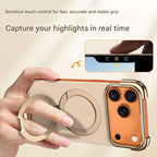 Protective Apple iPhone Back Cover - Minimilistic Leather Case For iPhone - Style 6