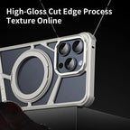 Protective Apple iPhone Back Cover - Rotating Bracket Shell Luxury Design Case for iPhone - Style 31