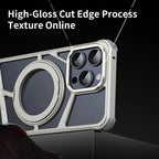 Protective Apple iPhone Back Cover - Rotating Bracket Shell Luxury Design Case for iPhone - Style 31