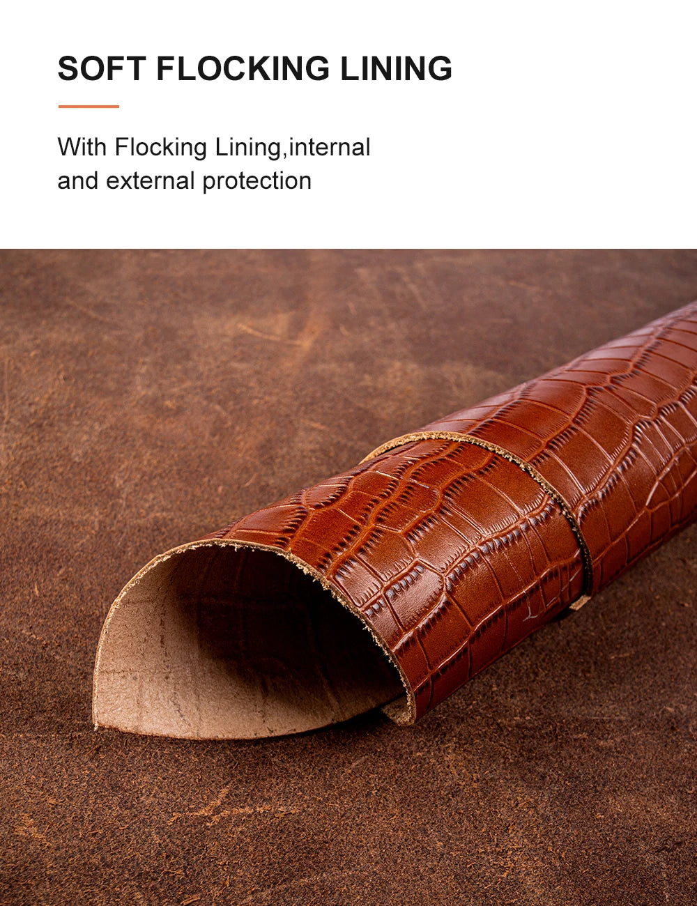 Luxury Real Leather Phone Case with MagSafe (Crocodile Pattern)
