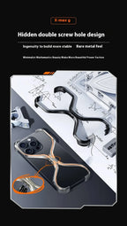 Protective Apple iPhone Back Cover - New X-Max Metal Case for iPhone - Style 15