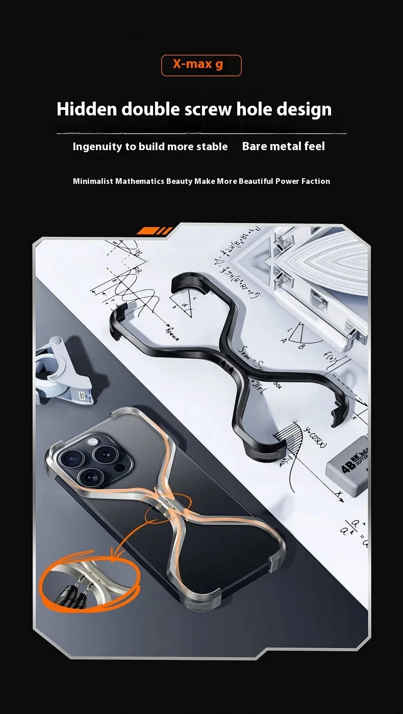 New X-Max Metal Case for iPhone
