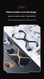 Protective Apple iPhone Back Cover - New X-Max Metal Case for iPhone - Style 15
