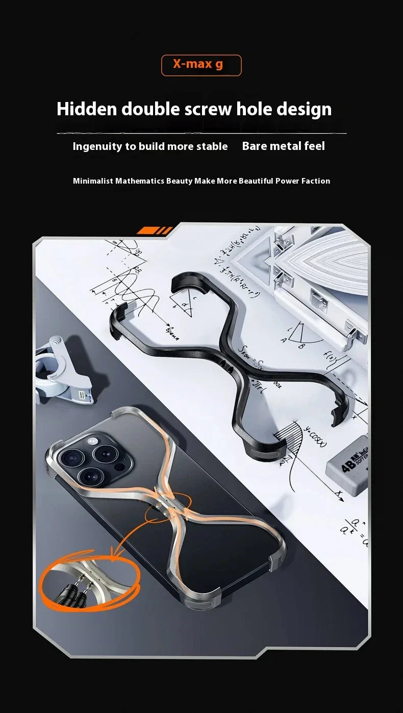 New X-Max Metal Case for iPhone