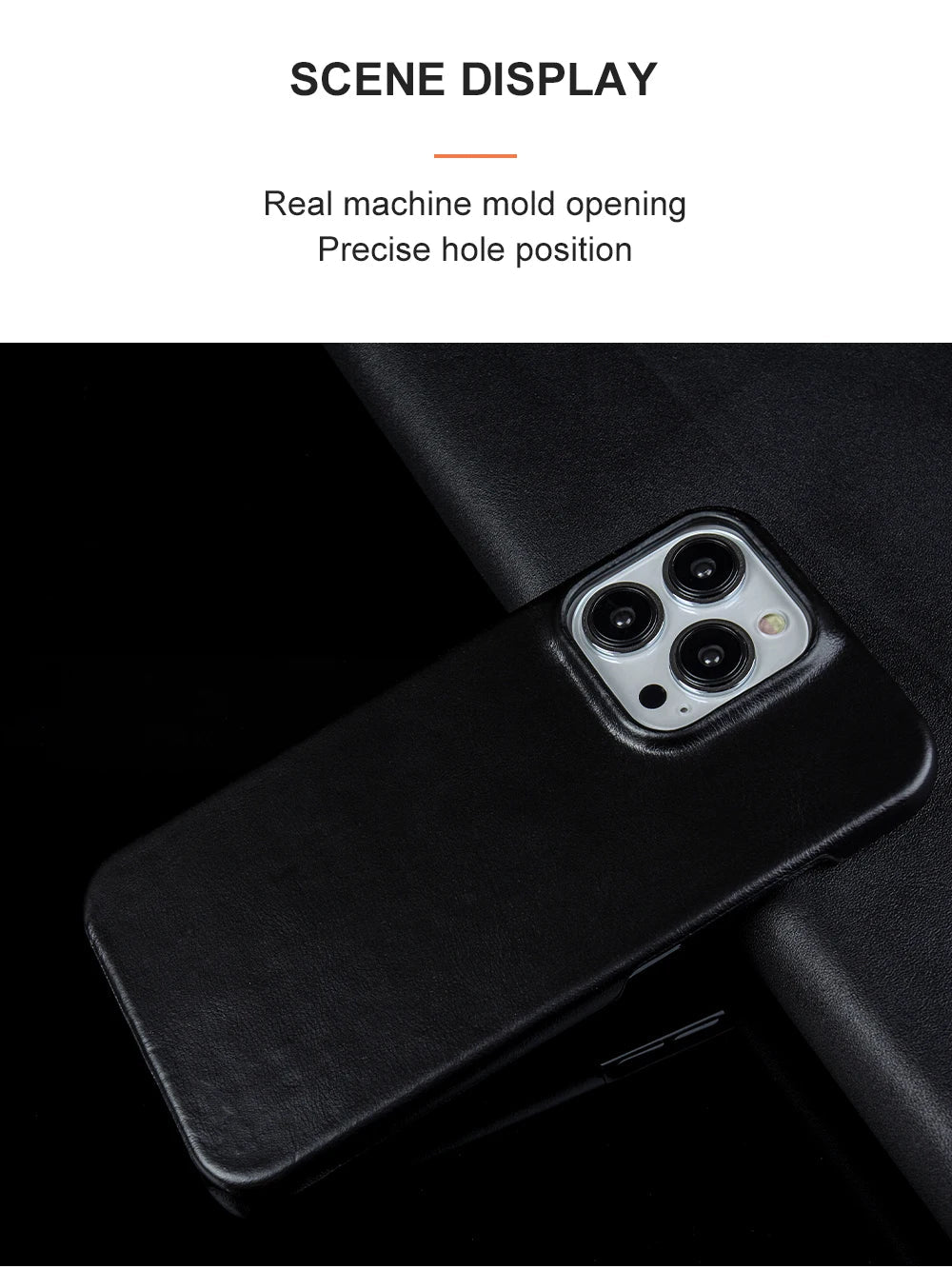 Luxury Real Leather Phone Case With MagSafe (Oil Wax Pattern)