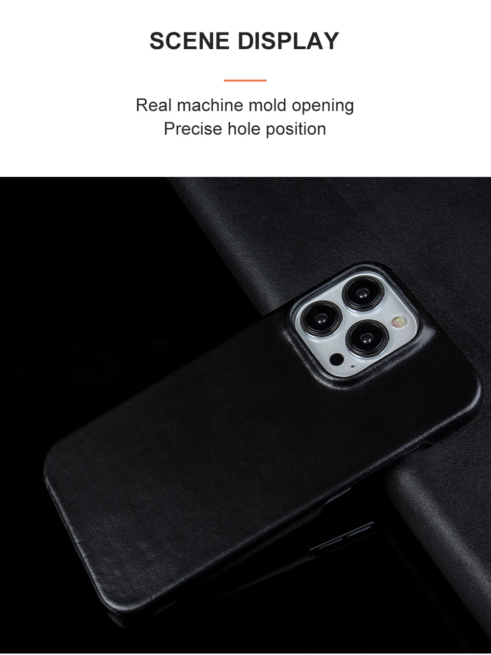 Luxury Real Leather Phone Case With MagSafe (Oil Wax Pattern)