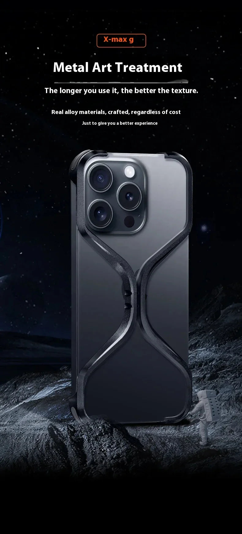 New X-Max Metal Case for iPhone