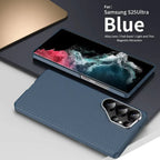 Samsung Galaxy S25 Ultra X-Level Ultathin 0.5mm Carbon Fiber Pattern Case with Magsafe - Blue Mobile Case by CoverMeUp - Style 2