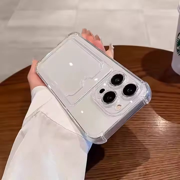 Clear CardSlot Case For iPhone