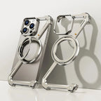Protective Apple iPhone Back Cover - Luxury Z Shape Metal Case For iPhone - Style 44