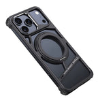Protective Apple iPhone Back Cover - Rotating Bracket Shell Luxury Design Case for iPhone - Style 23