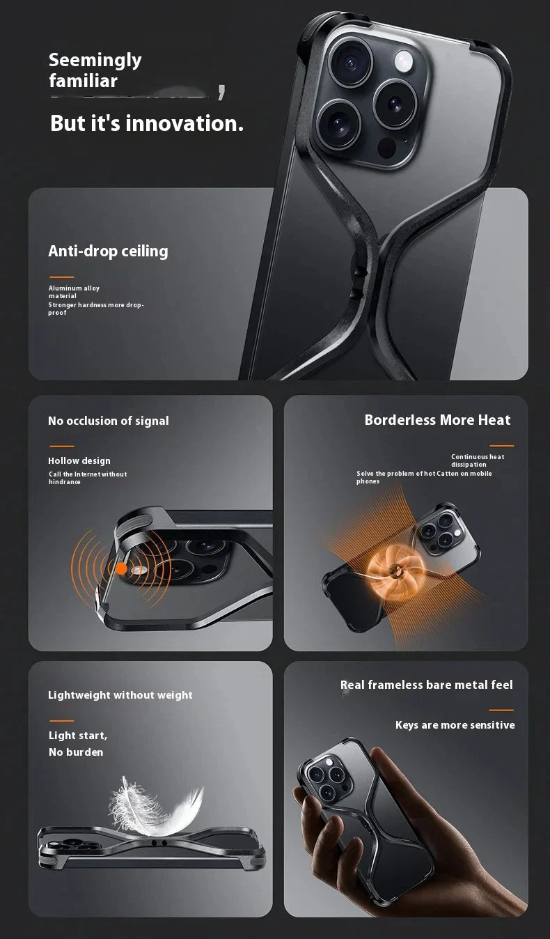 New X-Max Metal Case for iPhone
