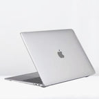Hard Shell Sleek Protection case for MacBook 14.2 inch (Front & Back) (Transparent clear) Mobile Case by CoverMeUp - Style 2