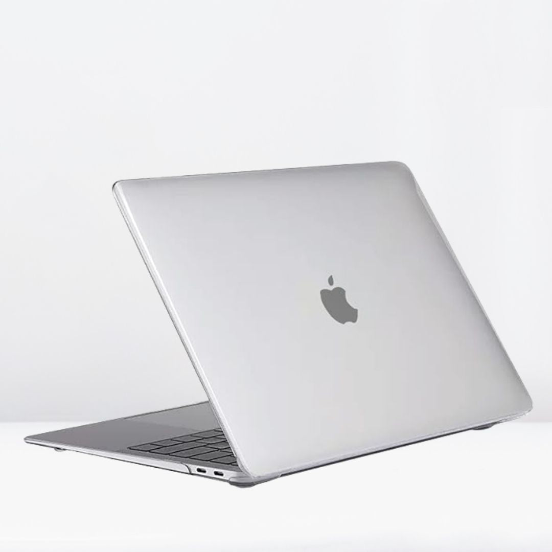 Hard Shell Sleek Protection case for MacBook Pro 16.2 inch (Front & Back) (Transparent clear)