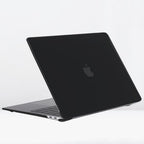 Hard Shell Sleek Protection case for MacBook M1 Air/Pro 13 inch (Front & Back) ( Frost Black) Mobile Case by CoverMeUp