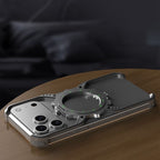 Protective Apple iPhone Back Cover - King X Mechanical Gear With Pivot Ring Stand Case For iPhone - Style 20