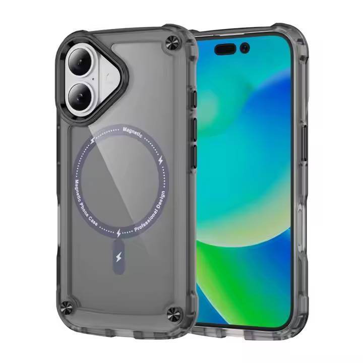 Protective Apple iPhone Back Cover - Wave Armor Matte Magsafe Shield Case - iPhone - Style 4
